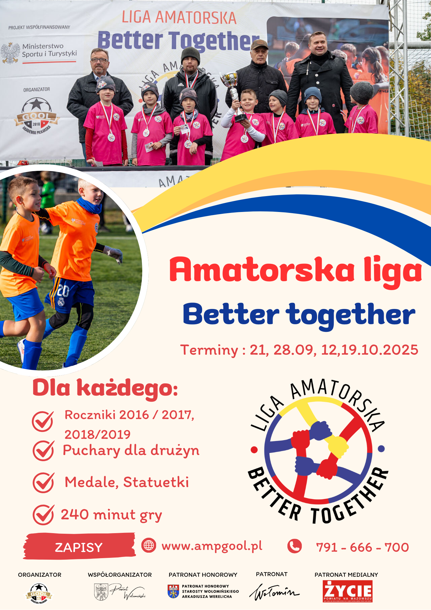 Red and Yellow Modern Childcare Service Poster (2)